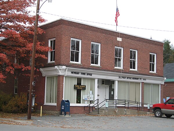 Town office and post office