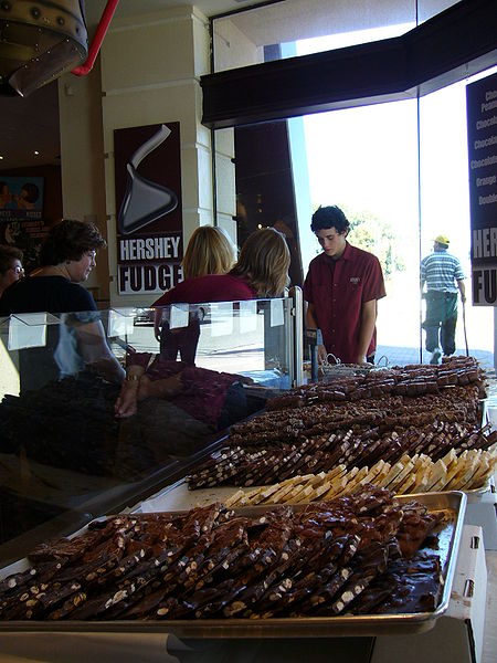 Hershey Store located in the Falls Avenue Entertainment Complex in Niagara Falls, Canada in 2005