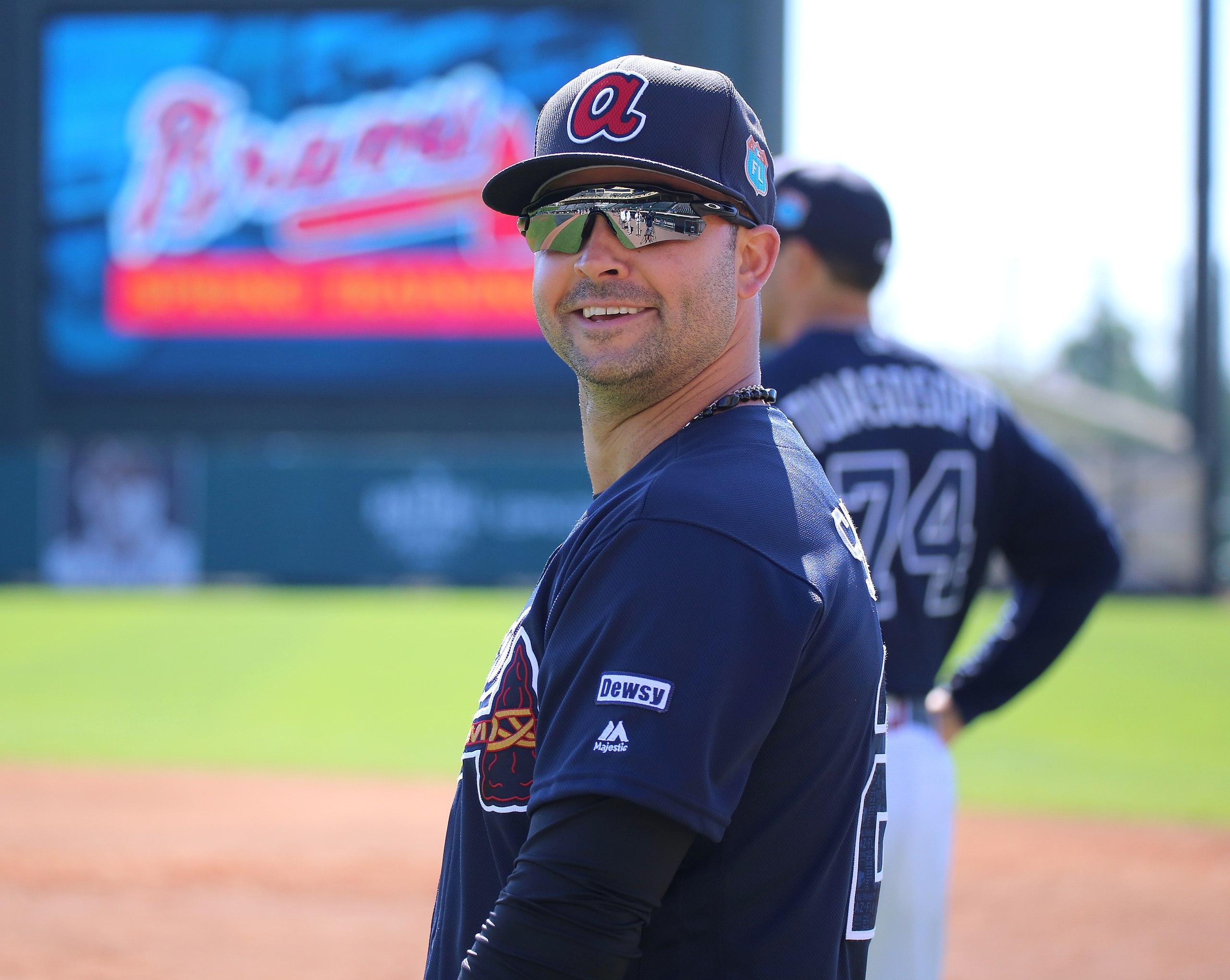 Nick Swisher all smiles these days