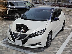 Nissan LEAF второго поколения, фото 2018 года