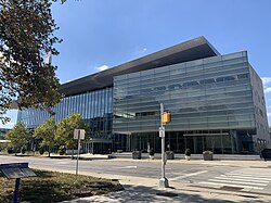 Northeastern facade of IUPUI Campus Center, 2023..jpg