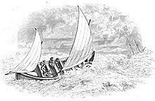 James Beeching's self-righting Lifeboat (1851) Northumberland prize lifeboat.JPG