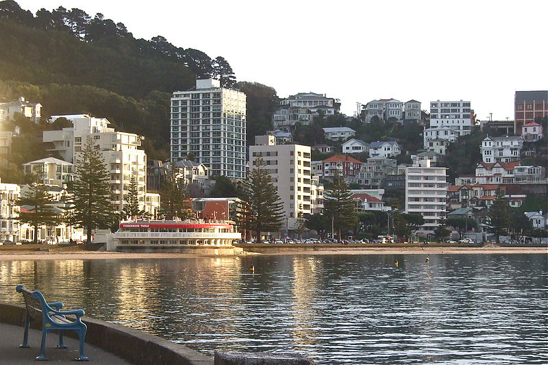 File:Oriental Bay at sunset.jpg