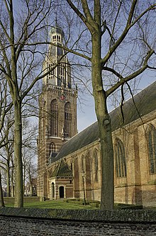 Overzicht van de kerk gezien vanaf de oostzijde - Enkhuizen - 20420488 - RCE.jpg