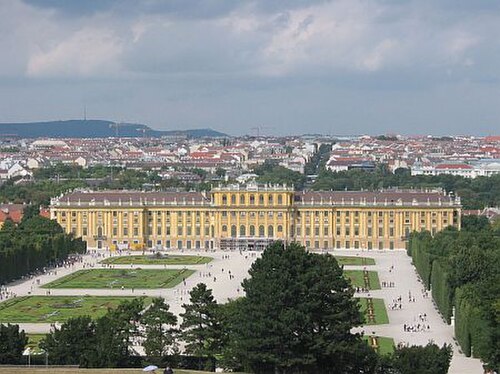 Schönbrunn Palace is located in Hietzing.