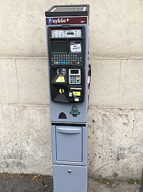 Parking meter in Rome