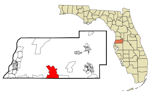 Pasco County Florida Incorporated and Unincorporated areas Land O' Lakes Highlighted.svg