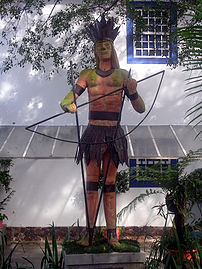 Statue d'un Amérindien