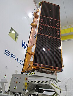 Družice Paz při přípravách před startem
