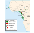 Petroleum regions - West Africa map-fr.svg