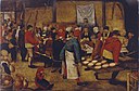 Pieter Brueghel de Jonge - Bruiloftsmaal in de schuur (MSK Gent).jpg