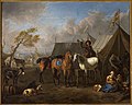 Pieter van Bloemen - Camp Scene with a Trumpeter - NB 967 - National Museum in Warsaw.jpg