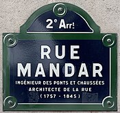 Plaque Rue Mandar - Paris II (FR75) - 2021-06-15 - 1.jpg