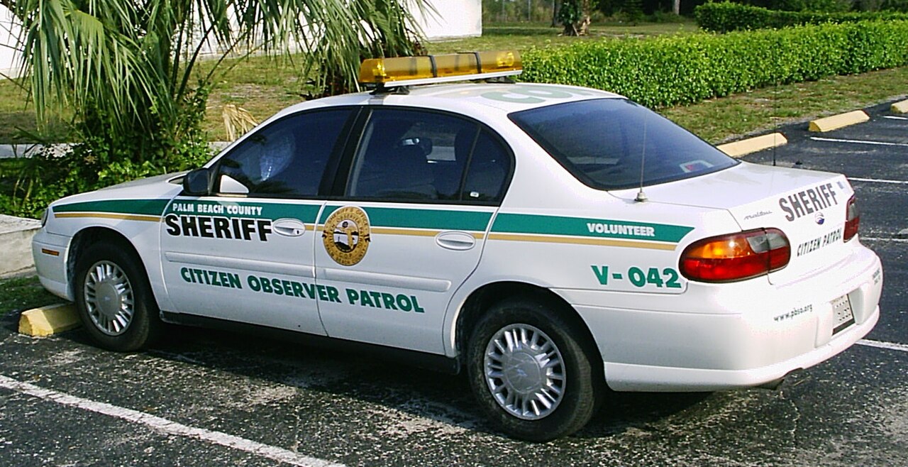 Image of Police COP volunteer Palm Beach County FL