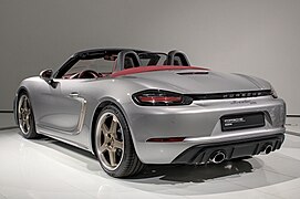 Porsche 718 Boxster GTS 4.0 25 Years Edition - left rear view