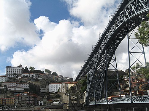 The bridge over the Douro river - Porto (Portugal)
