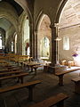 Poullan-sur-Mer : chapelle Notre-Dame-de-Kérinec, arcatures sud de la nef et du chœur.