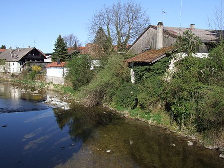 Prien Fluss in Prien