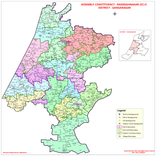 <span class="mw-page-title-main">Raisinghnagar Assembly constituency</span> Constituency of the Rajasthan legislative assembly in India