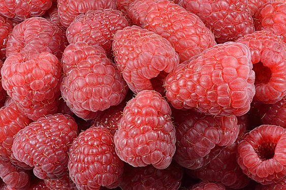 Many raspberries