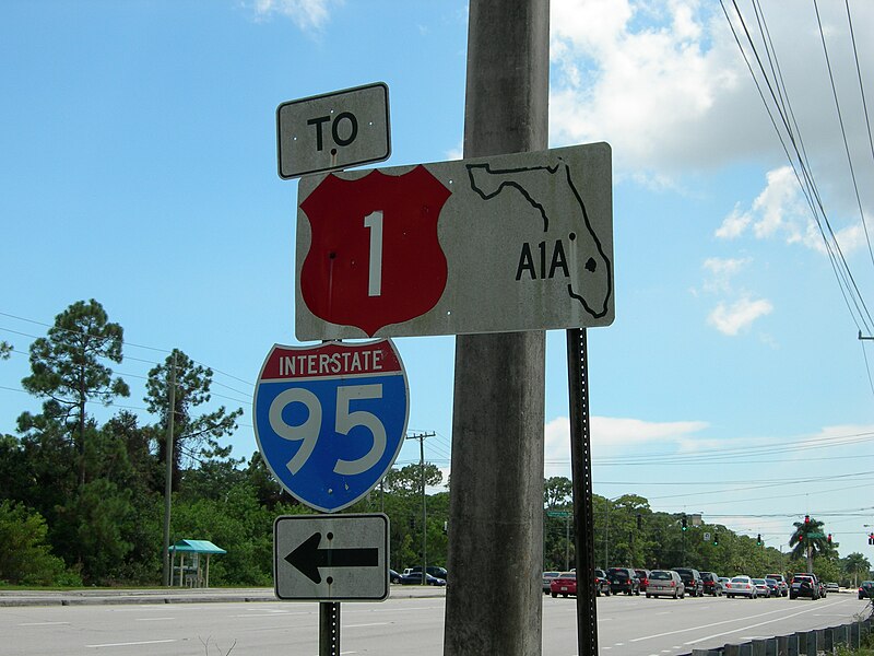 File:Red US 1 Sign in FL.jpg