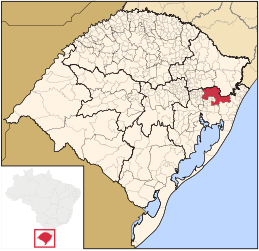 Gramado-Canela – Mappa