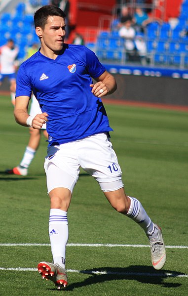 File:Robert Hrubý, FCB-SLAVIA 30092018.jpg