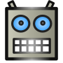 Miniatuur voor Bestand:Robot icon blueeye.svg