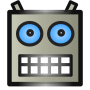 Thumbnail for File:Robot icon blueeye.svg