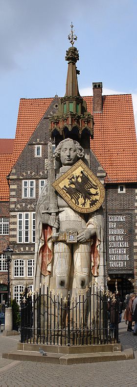 Rolandstatue auf dem Marktplatz