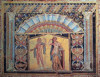 Mosaïque de la maison de Neptune et d'Amphitrite, Herculanum