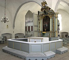 The altar of St Michael's Church