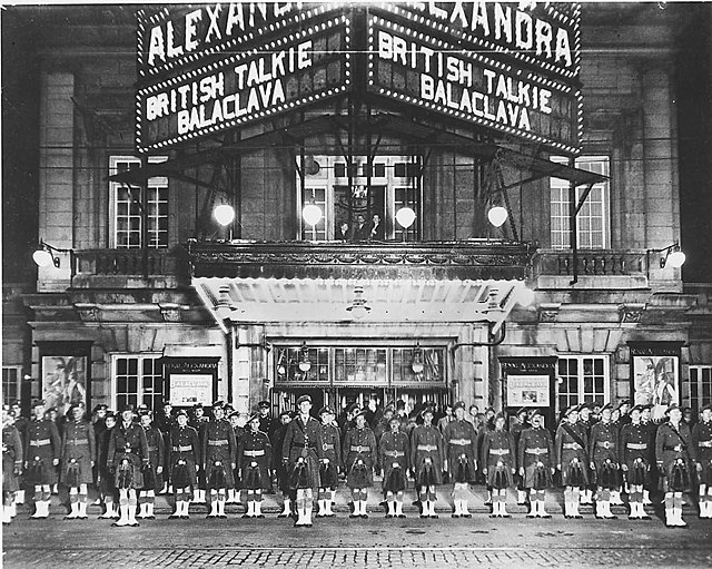 Royal Alexandra Theatre in 1930. Normally a legitimate theatre, on this occasion the Royal Alex was showing a talking picture, then still quite a nove