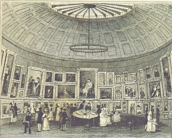 The exhibition room in 1829