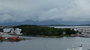 Vista desde el suroeste, 2017