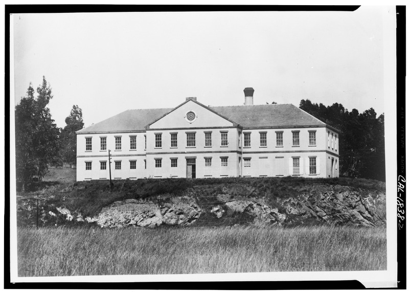 File:SOUTH FRONT AND EAST SIDE - Benicia Arsenal, Shops Storehouse, Benicia, Solano County, CA HABS CAL,48-BENI,4Q-2.tif