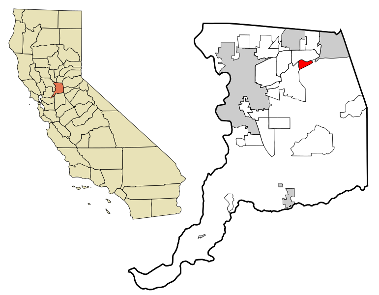 File:Sacramento County California Incorporated and Unincorporated areas Gold River Highlighted.svg