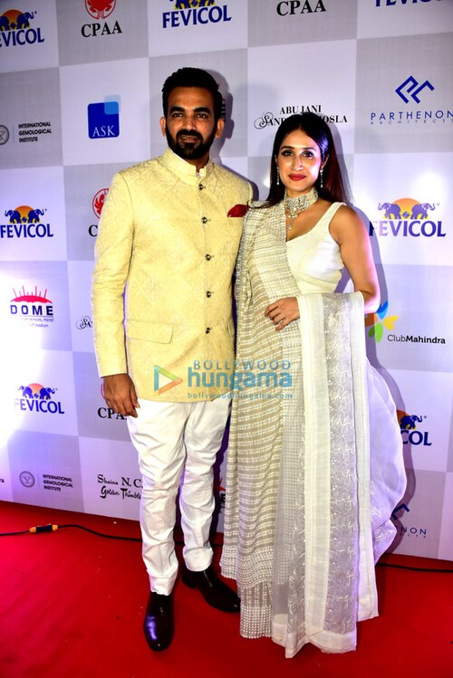 Zaheer Khan with his wife Sagarika Ghatge