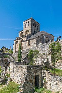 románský kostel Saint-Sauveur v Liaucous