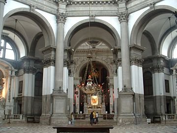 Interior facing towards the high altar