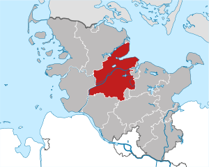 Li position de Subdistrict Rendsburg-Eckernförde in Schleswig-Holsteinia