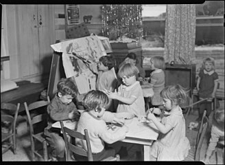 Scott's Run, West Virginia. Interior of the Jere WPA nursery - These children are from unemployed miners' homes. - NARA - 518388.jpg