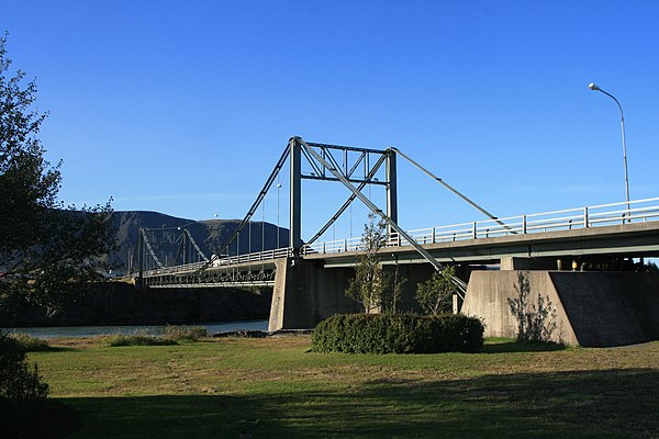 Ölfusárbrú in Selfoss, built in 1945, a major crossing on the southern part of Route 1.