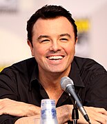 Seth MacFarlane announced the episode at the 2010 San Diego Comic-Con. Seth MacFarlane by Gage Skidmore 5.jpg