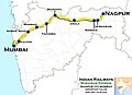 Sewagram Express (Nagpur - Mumbai) Route map.jpg