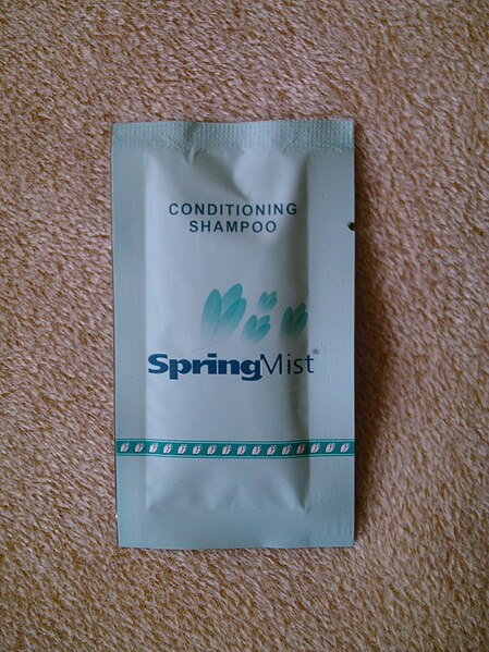 File:Shampoo packet, single-serving.jpg