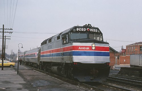 The Shenandoah, predecessor to the Capitol Limited, in 1978
