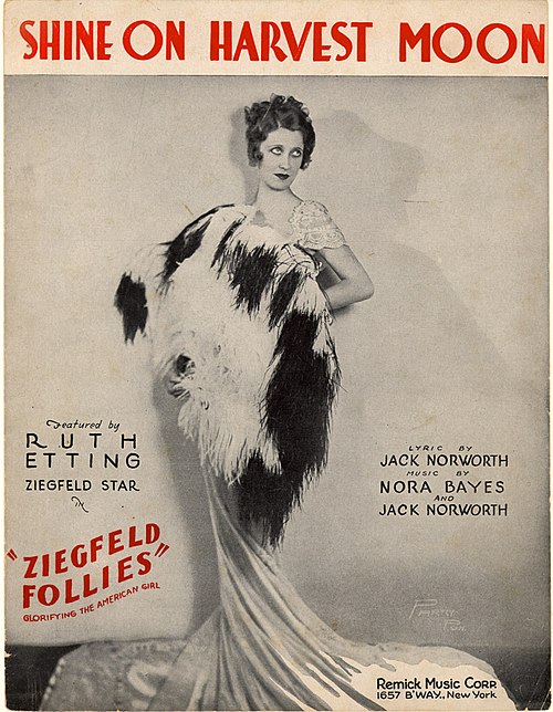 Ruth Etting of the Ziegfeld Follies