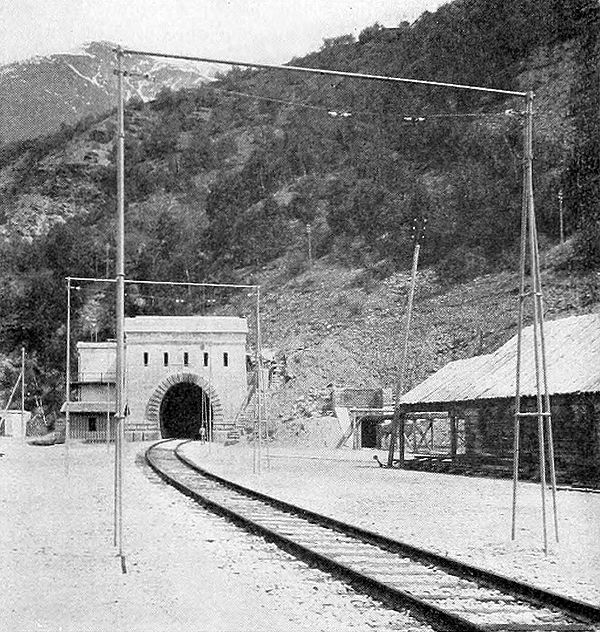 Simplon Tunnel, 1906