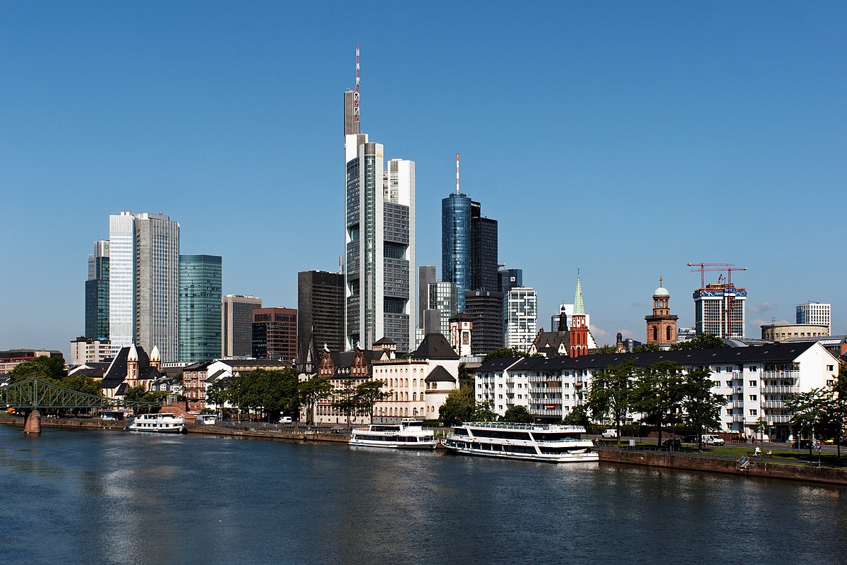 Hochhauser In Frankfurt Wikimedia Commons